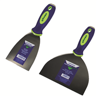 Couteaux à enduire américain inox GYPSO - Spécial Plaquiste - Lot 75 mm + 150 mm