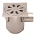 SIPHON 247X247 SORTIE LAT 100 MM RENFORCEE PANIER 25100LPR
