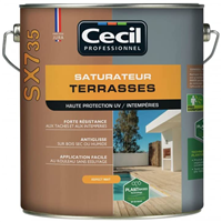 Saturateur pour terrasse bois - SX735 Cecil - Naturel aspect mat - 5 litres
