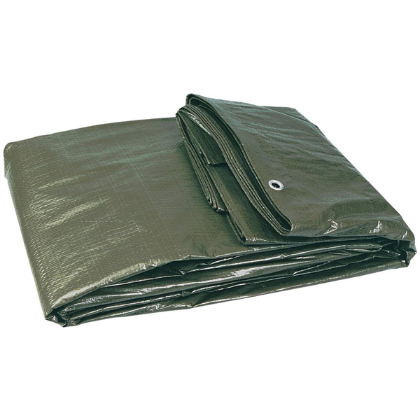 BACHE PLASTIQUE 4X5M RENFORCEE (120 G/M2 ENV.)