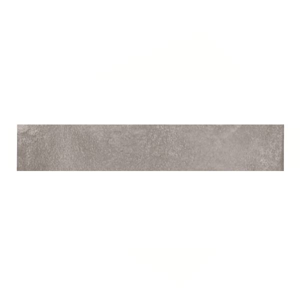 Plinthe de carrelage intérieur en grès cérame émaillé Edilis Éven effet béton - 60,5 CM x 8,0 CM - Gris
