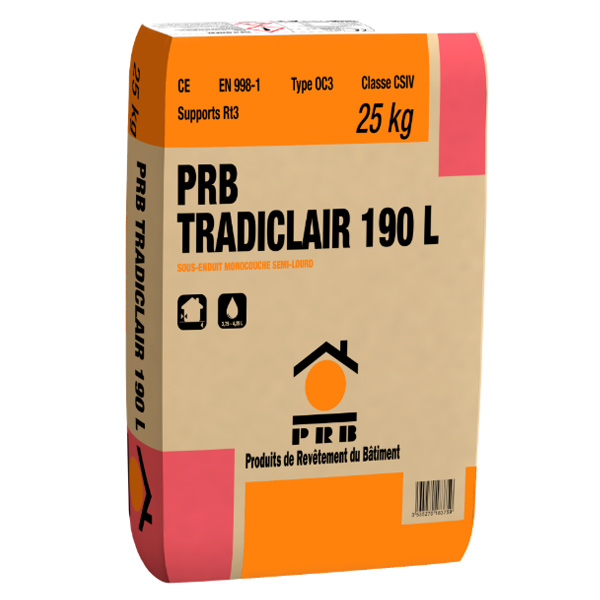 Sous enduit monocouche TRADICLAIR PR 190L