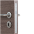Serrure encastrable à clé pour porte intérieure Kreation Righini - axe 50
