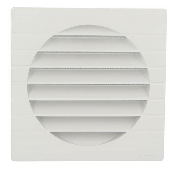 GRILLE EXTERIEURE P/TUBE D.160 MOUS.BLANC