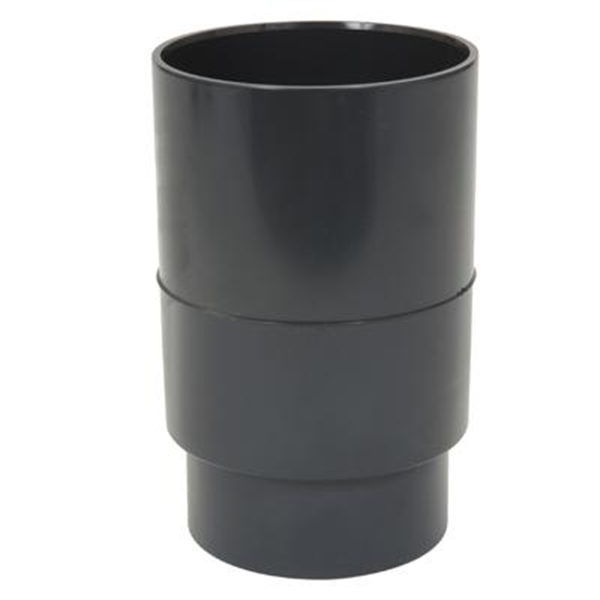 Manchon double femelle/femelle pour tube de descente cylindrique Ø 80 - Anthracite