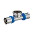 Raccord à sertir Té femelle au centre 1/2" diamètre 20  mm pour tube multicouche TH H U
