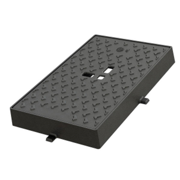 TELECOM L0T CADRE ET TAMPON FONTE