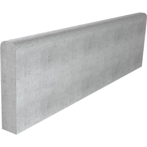 BORDURE P2 CE 6.0 NF U - BETON GRIS