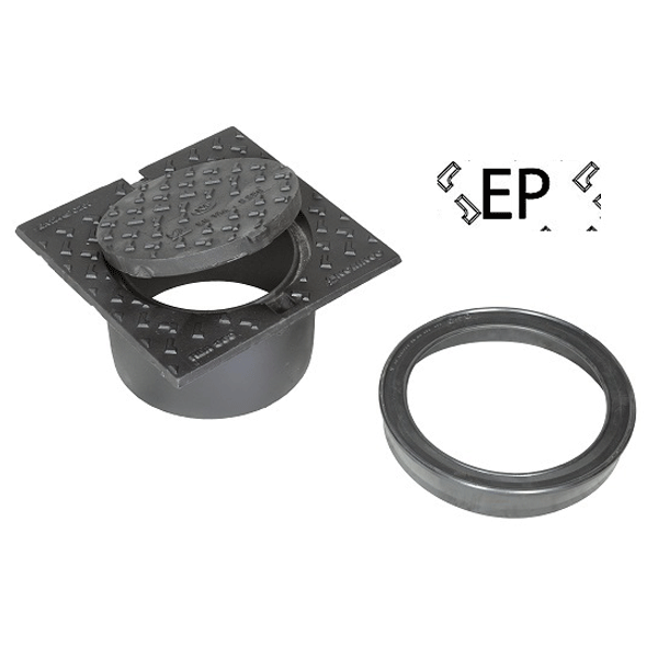 Regard de visite en fonte articulé RBA 360 EP C250 pour branchement PVC Ø315 - Ouverture Ø220 mm - 355 x 355 mm