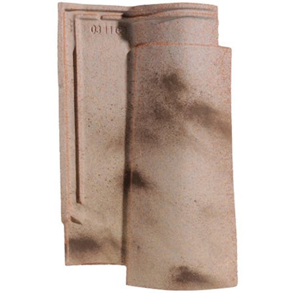 Tuile en terre cuite - Oméga 10 - à double emboîtement - réf.104 EDILIANS - Vieux toit