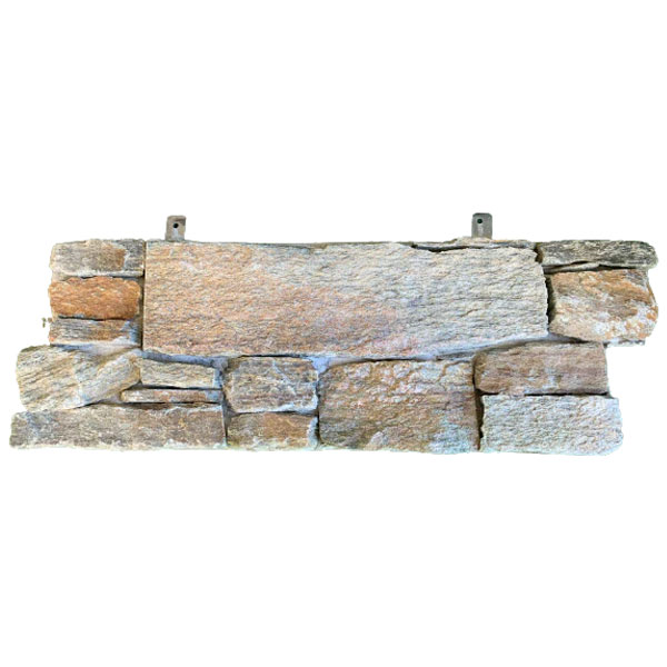 Pierre de parement extérieur en panneau préfabriqué - Happyclad Pyrénées - 56 x 20 cm - ép. 20/40 cm