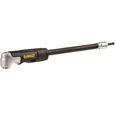 Renvoi d'angle droit et flexible Dewalt DT20502-QZ - emmanchement hexagonal - profondeur de tête 38 mm