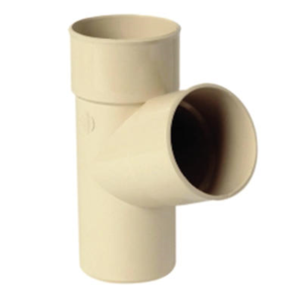 Culotte simple mâle-femelle 67°30 pour tube de descente Ø 80 mm - Sable