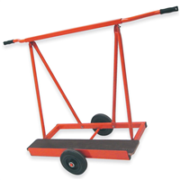 Chariot roule-panneaux à poignée télescopique Théard 9085 pour contre-plaqué plâtre et aggloméré