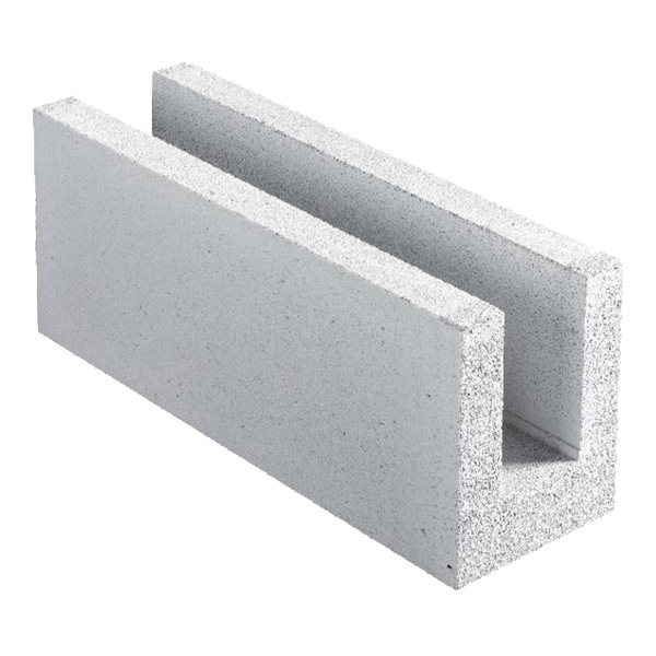 Bloc chaînage horizontal en béton cellulaire - Compact 22,5 Ytong - 625,0 MM x 250,00 MM - ép. 225,00 MM