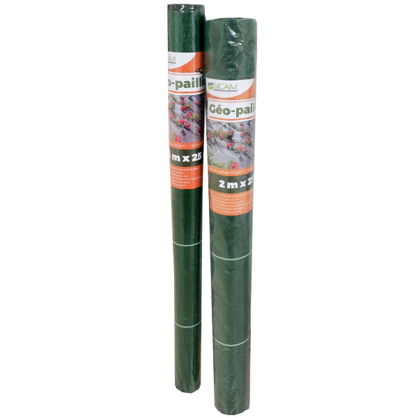 Toile de paillage Géo-Paillis de 90 g/m² - Rouleau de 1,00 M x 25,00 M