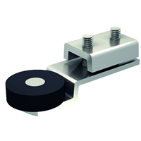 Butée en acier avec tampon caoutchouc pour rails 3530 et 5040