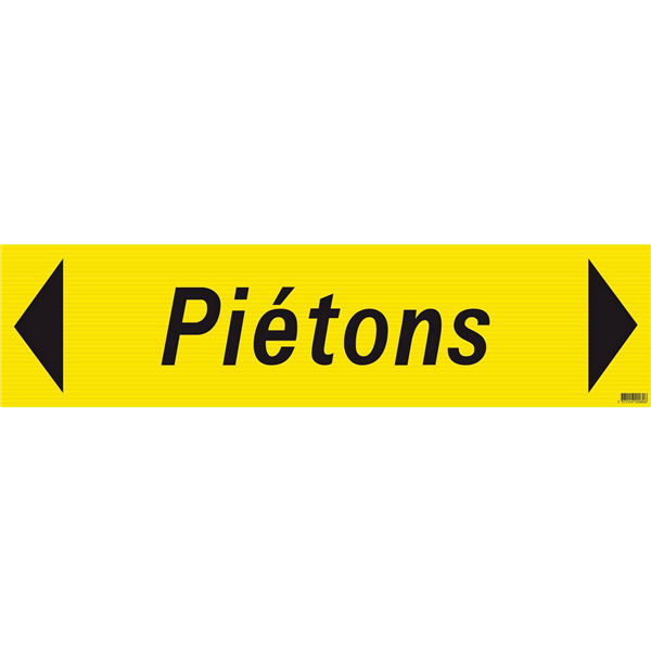 PANNEAU "PIETONS" 800X200mm (PP ALVEOLAIRE)