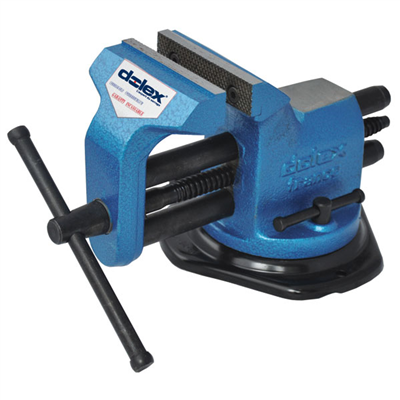 Etau double guidage Série 47T Dolex base tournante 150 mm x 185 mm