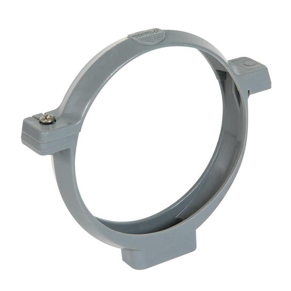 Collier à bride pour fixation canalisation PVC - Nicoll - Diamètre 63 mm - Lot de 5