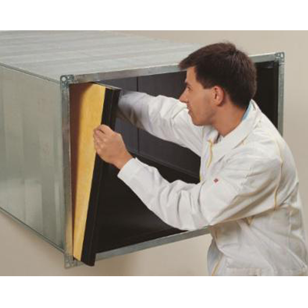 Panneau laine de verre rigide pour réseaux aérauliques - Climliner Slab V2 - R= 0,75 m².K/W - 3,00 M x 1,20 M - ép. 25,0 MM