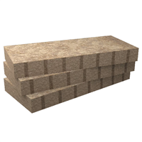 Panneau laine de roche pour murs ossatures bois - Mb Rock Premium - R 4,50 m².K/W - 1,35 M x 0,57 M - ép.145 MM