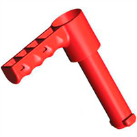 Poignée 1/4 de tour pour coffrage geotub