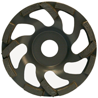 Plateau diamant ponçage béton et époxy - PNZ125 Diam Industries Ø125mm Alésage 22,23mm