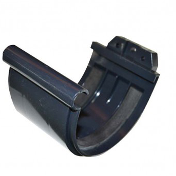 Jonction à joint de gouttière LG25 - 1/2 rond développé de 25 - Anthracite