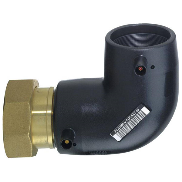 COUDE TRS. 90 PE PN16 ECR. PRIS. D25X3/4