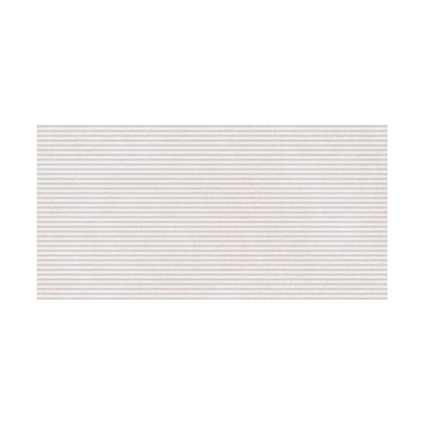 Faïence murale effet béton avec relief Betonico - 60,0 CM x 30,0 CM - ép. 8,00 MM - Blanc gris
