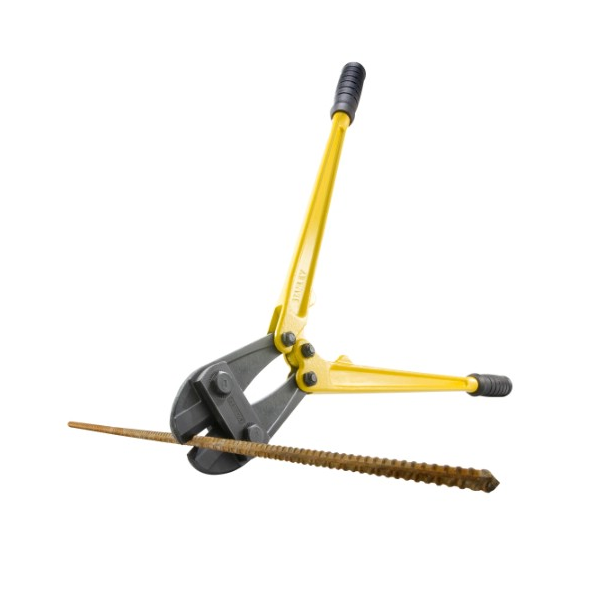 Coupe-boulons Stanley bras forgés  - Capacité 8 mm - Longueur 750 mm - Jaune - Acier