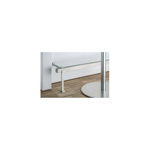 Tube carré creux Inox - 25 x 25 mm - épaisseur 1 mm - longueur 1 m