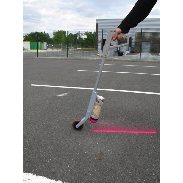 Canne de marquage au sol pour traceur de chantier