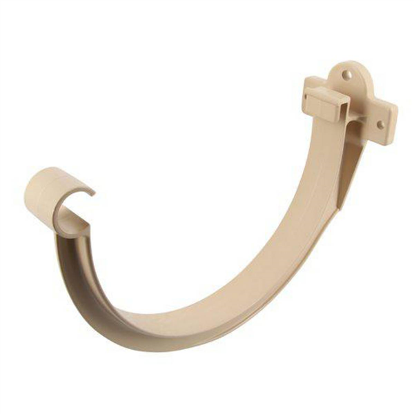 Crochet bandeau Nicoll pour gouttière demi-ronde - Développé de 33 cm - Largeur 200 mm - Techtan - Sable