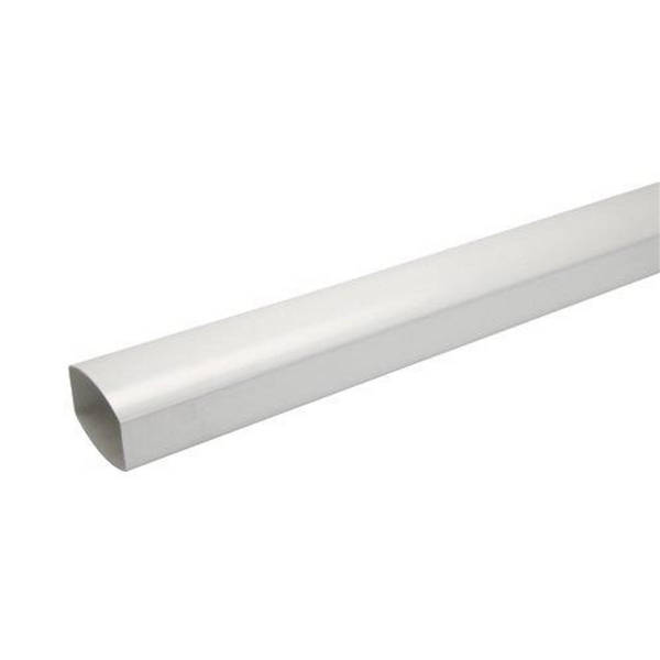 TUBE DE DESCENTE 105X76 OVATION EN 4M BLANC