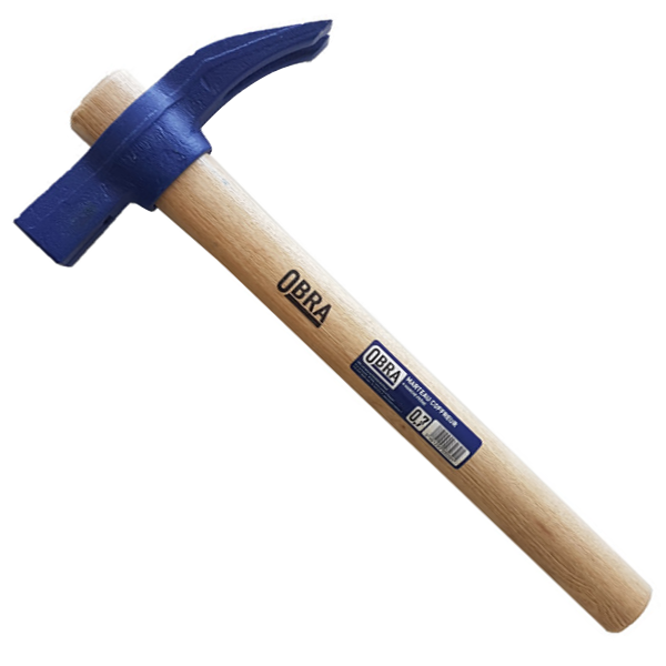 Marteau de coffreur 700 g manche en bois de frêne verni Obra