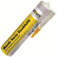 Mastic Vario Double Fit pour membranes d'étanchéité à l'air ISOVER - Cartouche de 310 ml