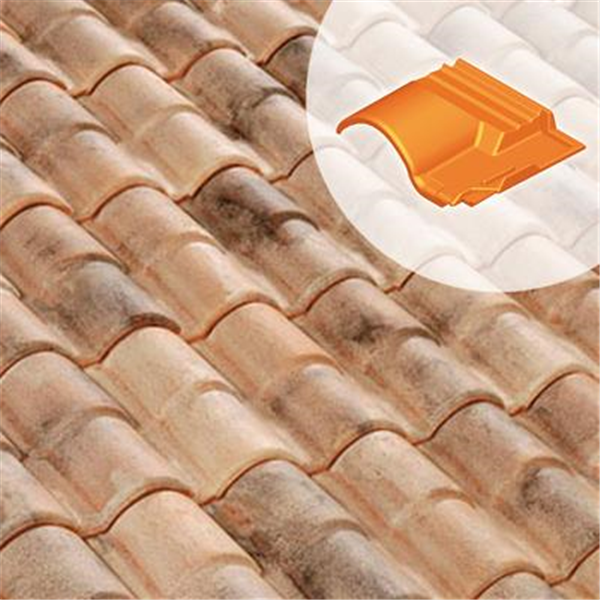 Tuile s/faîtière 1/2 pureau Romane Canal