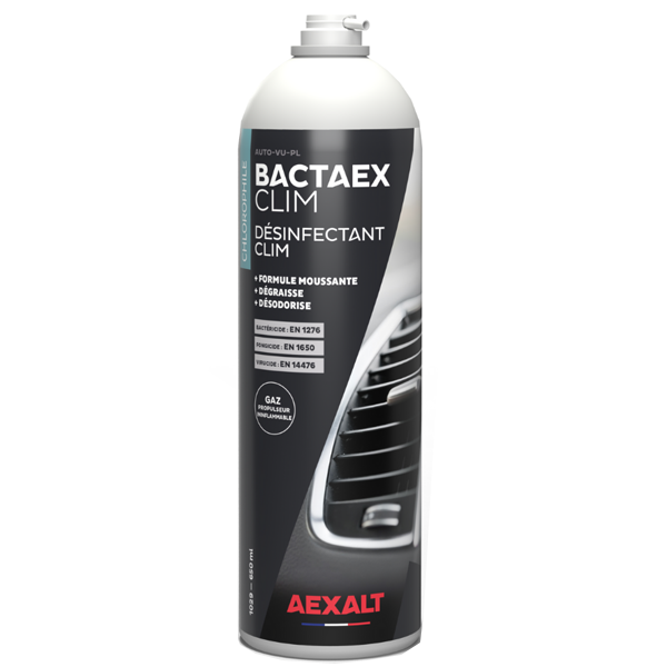 Nettoyant climatisation et désinfectant - Bactaex Clim Aexalt - aérosol de 650 ml