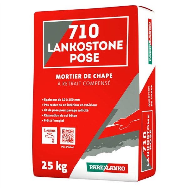 Mortier de pavage LANKOSTONE POSE 710 - Sac de 25 KG