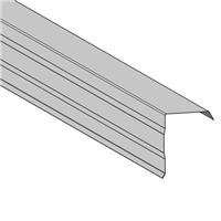 Bande de rive simple pour toiture bac acier Clipeo Bacacier - Longueur 2,10 M - Azuro