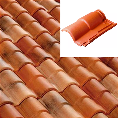 Tuile grand moule du sud - Romane Canal - terre cuite 1RC Terreal - Vieilli castel