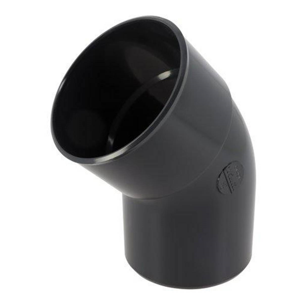 COUDE MF 45' D.100 ANTHRACITE