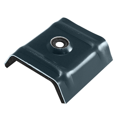 Cavalier bac acier Vulco aluminium pré-laqué Gris anthracite 7016 - 3 x 333 x 45 - boîte de 100