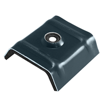 Cavalier bac acier Vulco aluminium pré-laqué Gris anthracite 7016 - 3 x 333 x 45 - boîte de 100