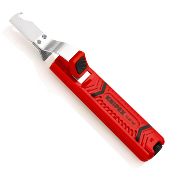 Outil à dégainer Knipex pour câbles ronds standard - Lame scalpel - Longueur 165 mm