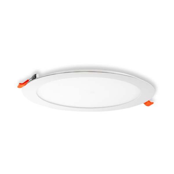 Luminaire encastré plafonnier LED 22W - Blanc neutre 4000K - 220-240V - Aluminium blanc