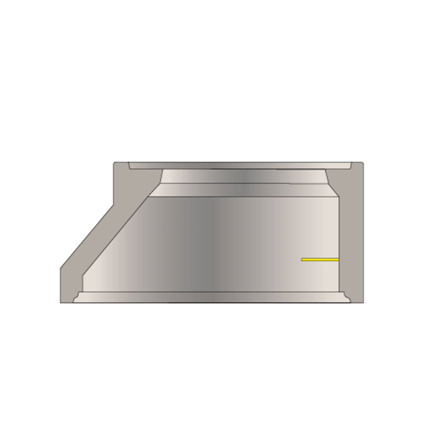 Cône réducteur excentré pour regard Ø1000 - H450 - 1 échelon - Certifié NF