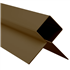 Profilé d'angle extérieur MetalTrim pour bardage Hardie Plank - aluminium laqué Marron noisette - longueur 3 M